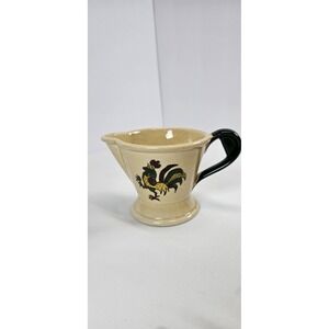Vintage Metlox Poppytrail Rooster Creamer  Pottery Farmhouse MCM‎ Provincial